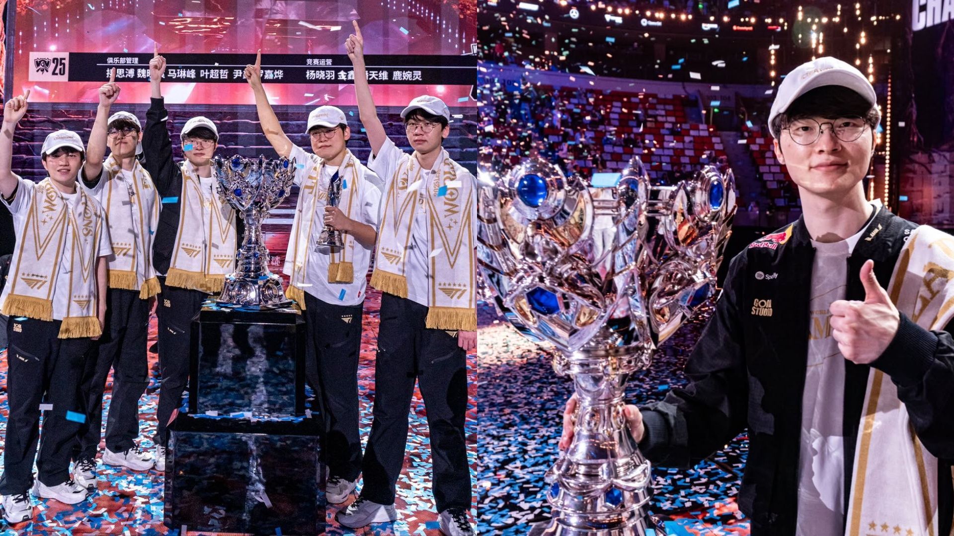 Faker's T1 wins 2025 League of Legends World Championship