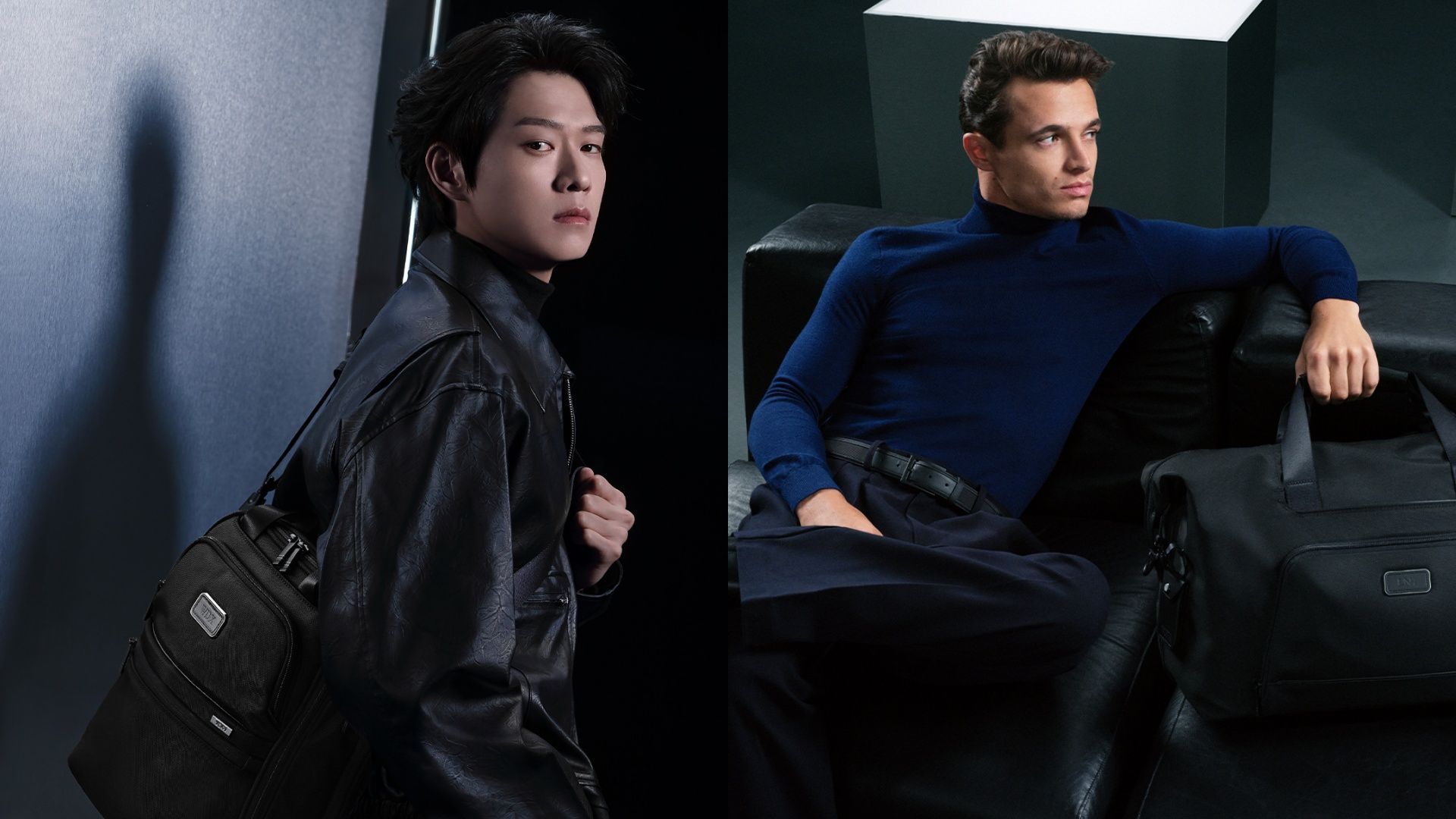 Lando Norris and Wei Daxun front new TUMI Alpha campaign