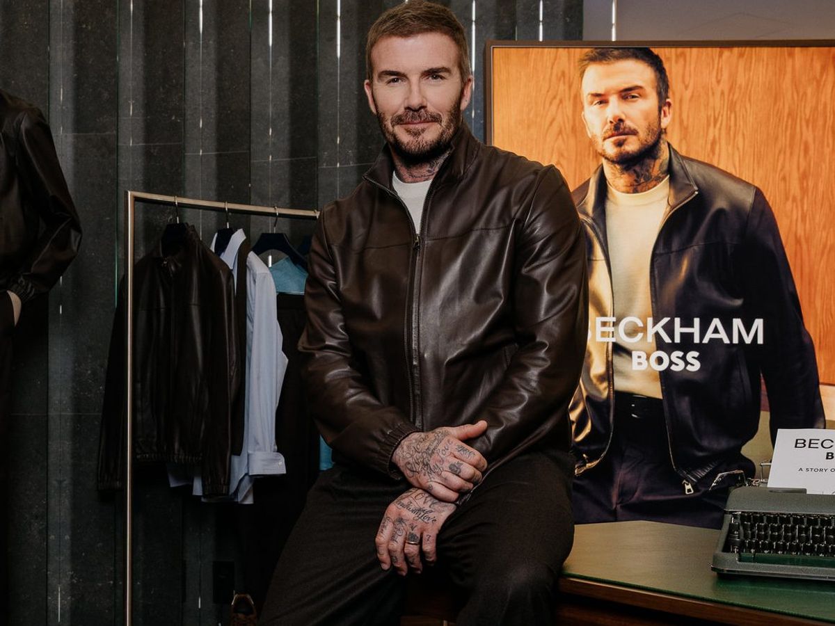 David Beckham × BOSS レザーボンバージャケット スエード新品 2026_BOSS_BY_BECKHAM_Event_Ber