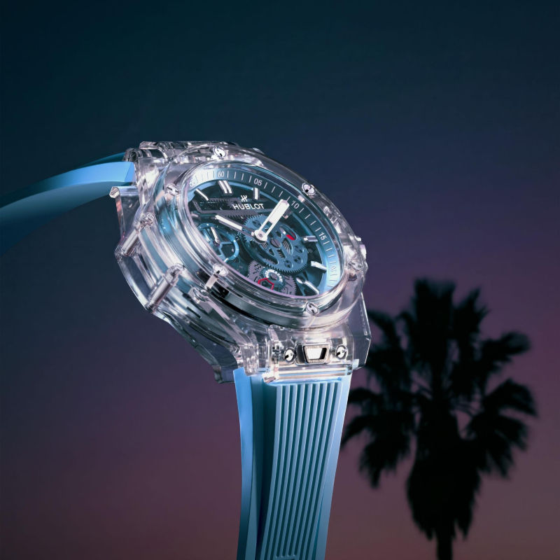 Hublot Big Bang Sapphire Sky Blue Watch Adds A Fresh Hue To The Meca-10 Series