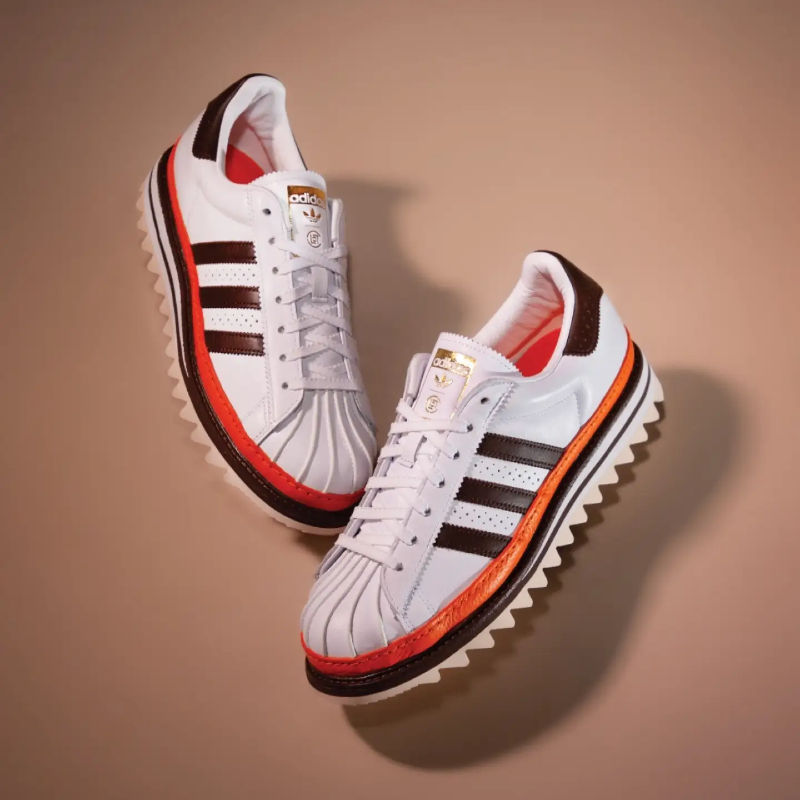 CLOT x Adidas Superstar Unity Orange Anthony Edwards Sneaker