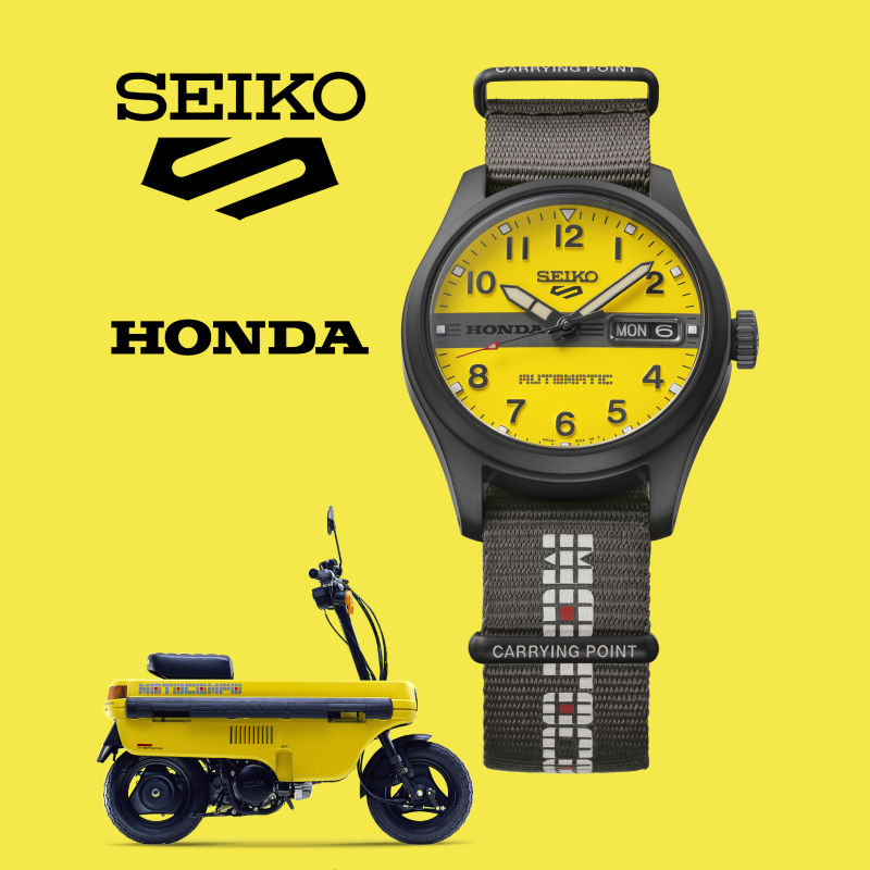 Seiko 5 Sports x Honda MOTOCOMPO Limited-Edition Watch: An Ode To A Japanese Street Legend