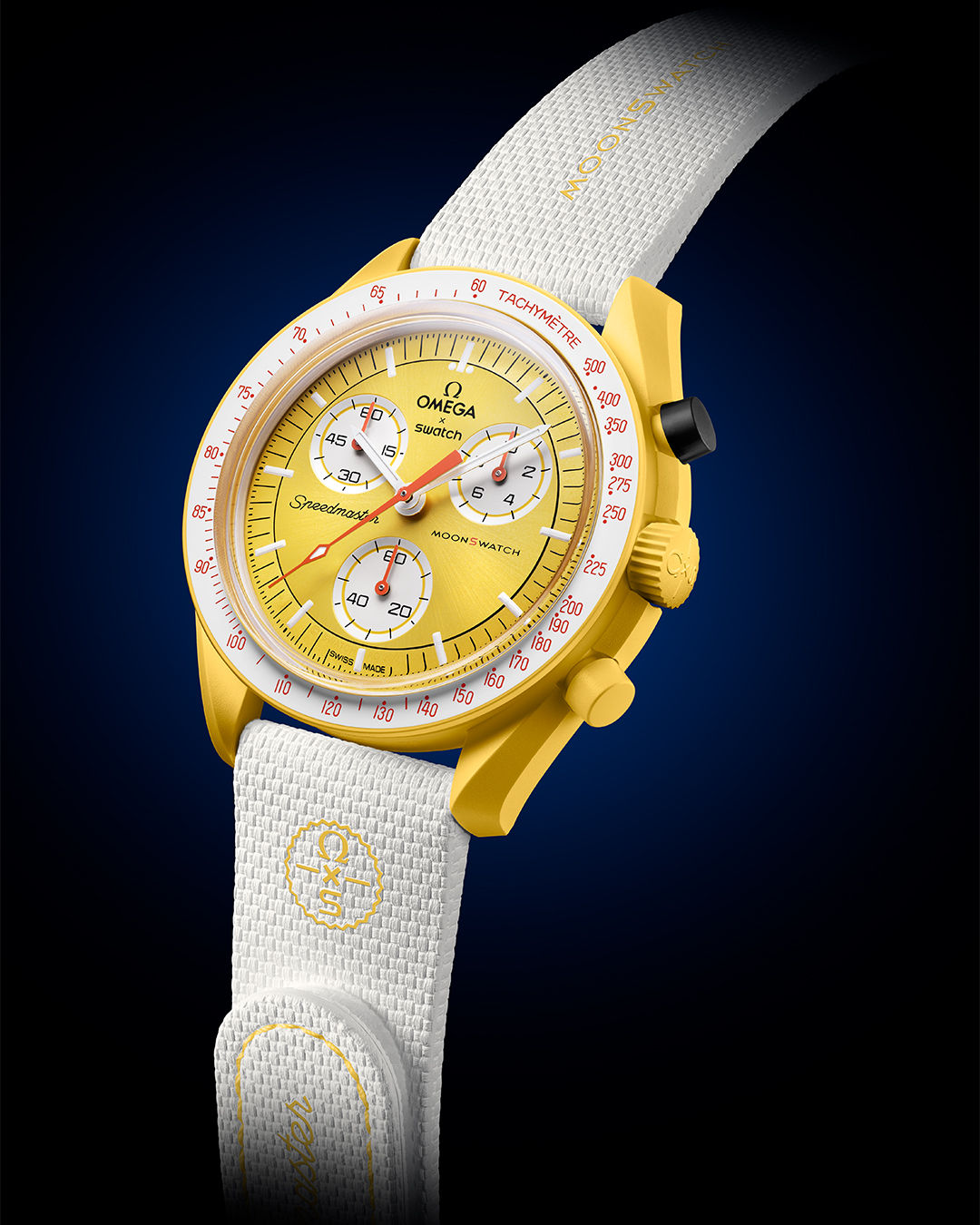 OMEGA Swatch SUN 正規品 メタルカスタム moonswatch Swatch x Omega MoonSwatch Mission To The Sun Solar Eclipse