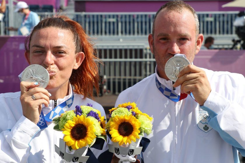 Alessandra Perilli and Gian Marco Berti