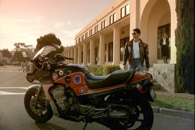 Top Gun motorcycles in film