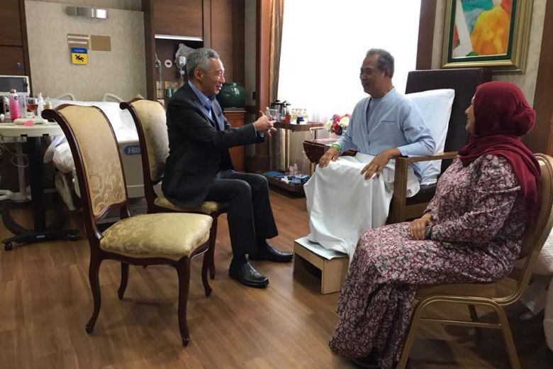 Lee Hsien Loong visiting Muhyiddin