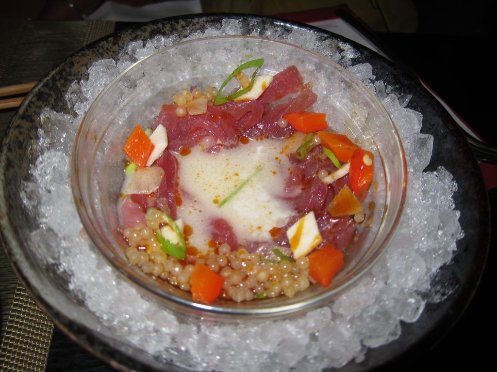 Shaved Tuna and Chilli Tapioca with Asian Pear, Coconut and Lime Dressing - Food Pairings With Chivas Regal 12 Year Old