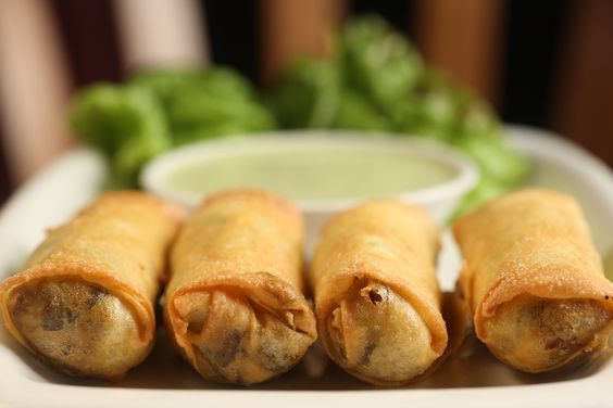 Fragrant Mushroom Egg Rolls with Galangal Emulsion - Food Pairings With Chivas Regal 12 Year Old