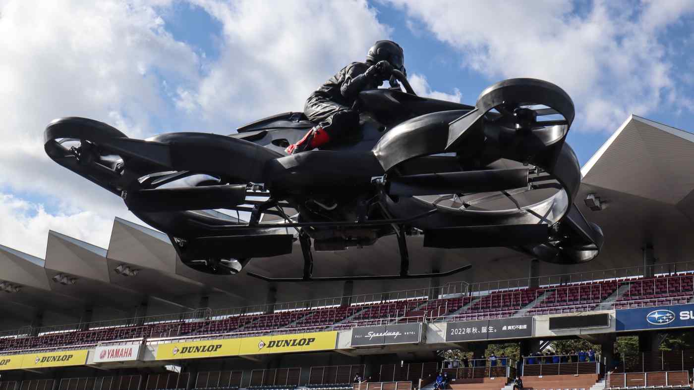 Japan's 'XTURISMO' Flying Bike Is Every 90s Kid's Dream Come True
