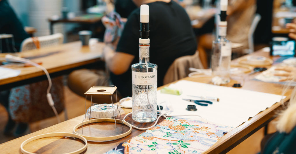 The Botanist Gin Upcycling Workshop Was A Bright Idea