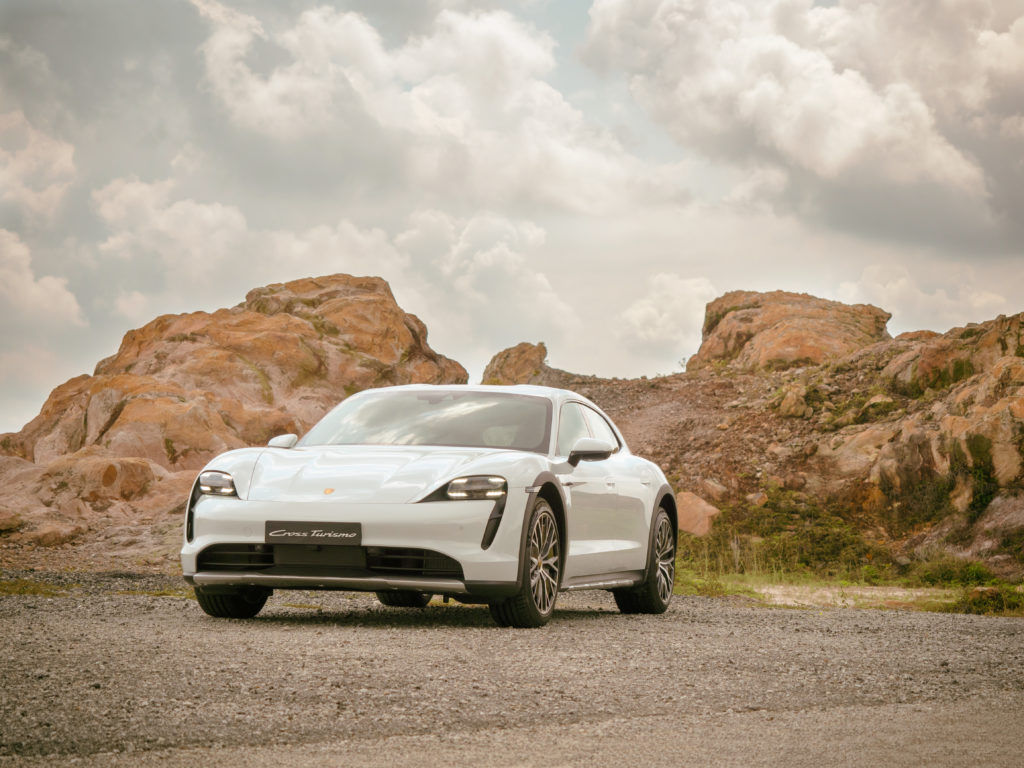 A-Lister Daniel Lim Checks Out The New Porsche Taycan Cross Turismo