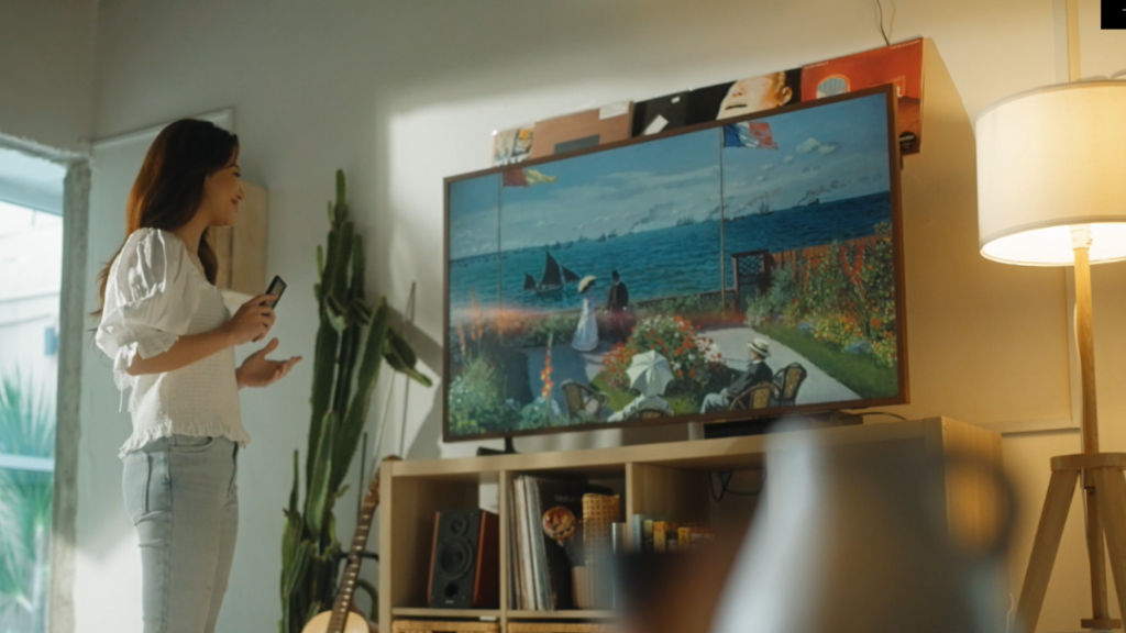 Daiyan Trisha Stays Inspired At Home With Samsung’s The Frame TV
