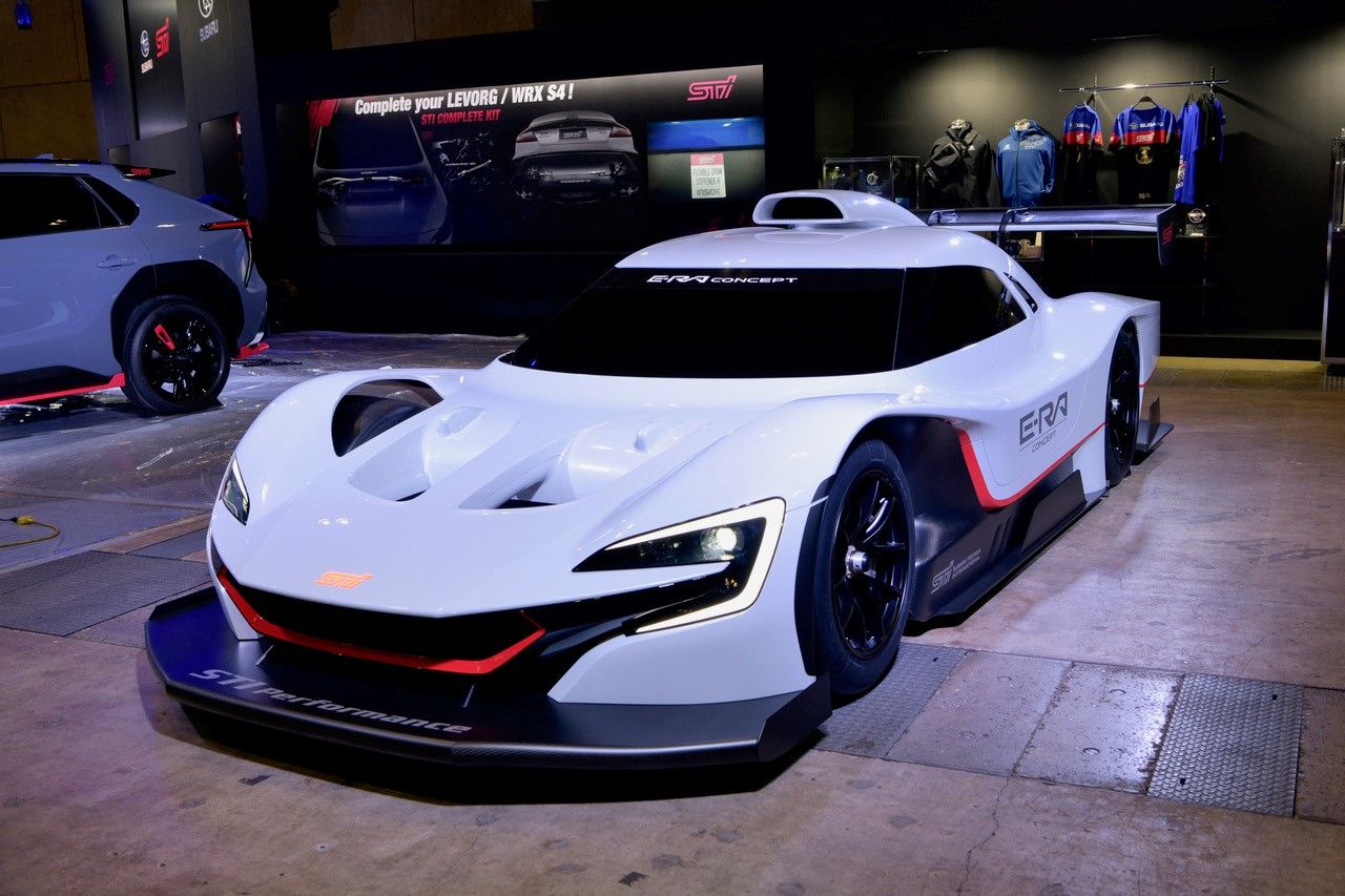 Subaru electric race car