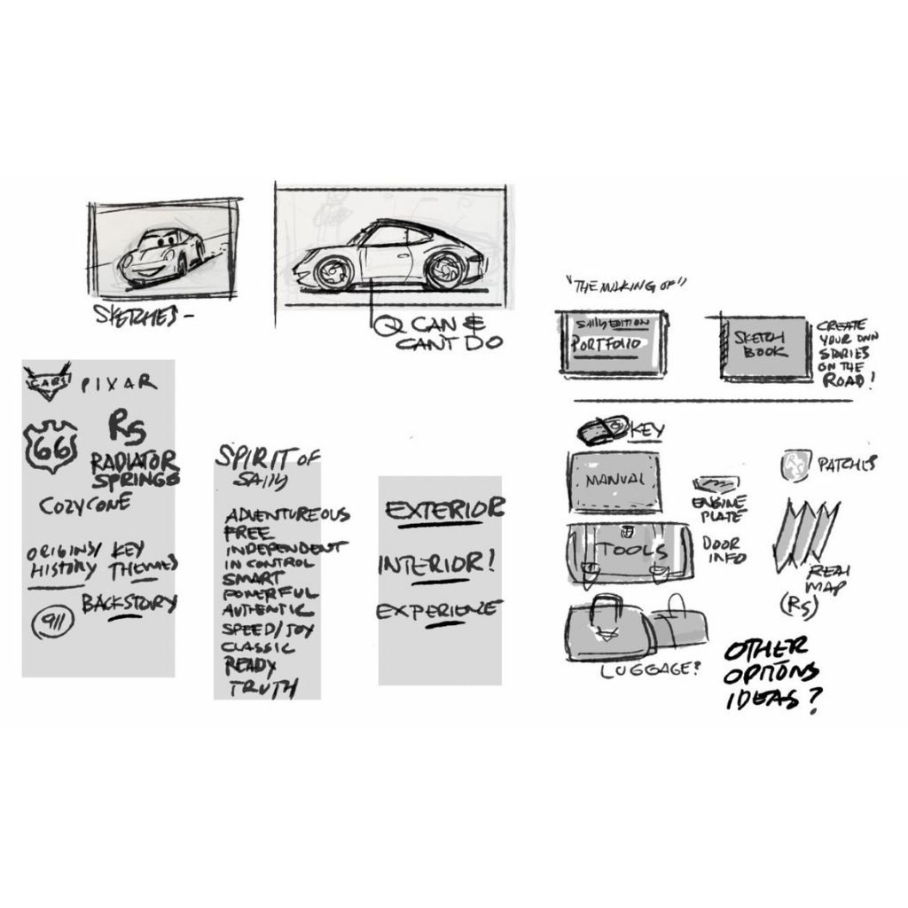 Porsche's new car is based on a Pixar car