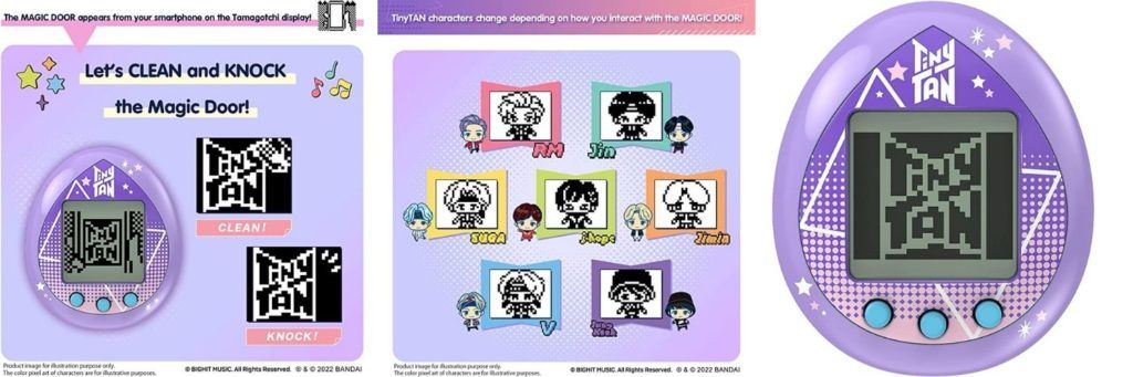 BTS TinyTans Tamagotchi