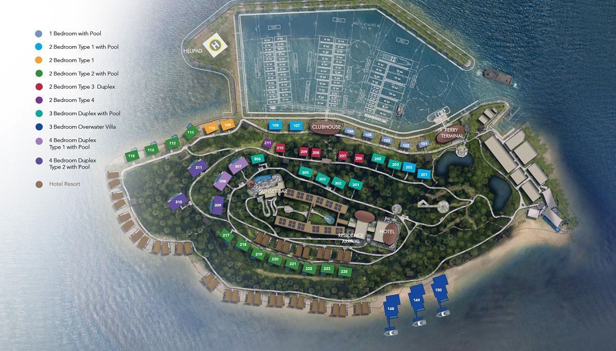 Nirup Island map