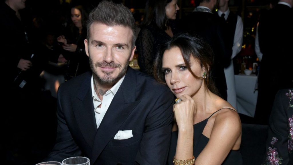Watch David And Victoria Beckham Compete In A Dynamic Plank Exercise