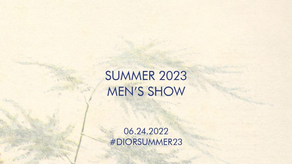 Watch The Dior Men’s Summer 2023 Show Live