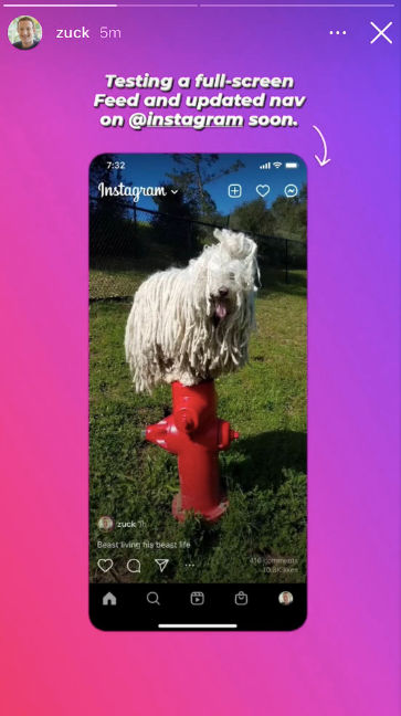 instagram update tiktok