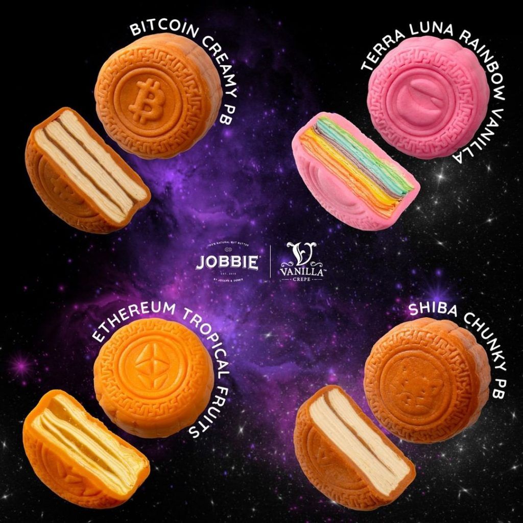Jobbie and Vanilla Crepe 2022 Mooncakes - unconventional mooncakes for mid-autumn festival 2022
