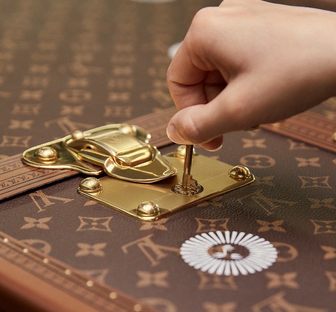 Louis Vuitton Padlock and One Key 333 Lock Brass 
