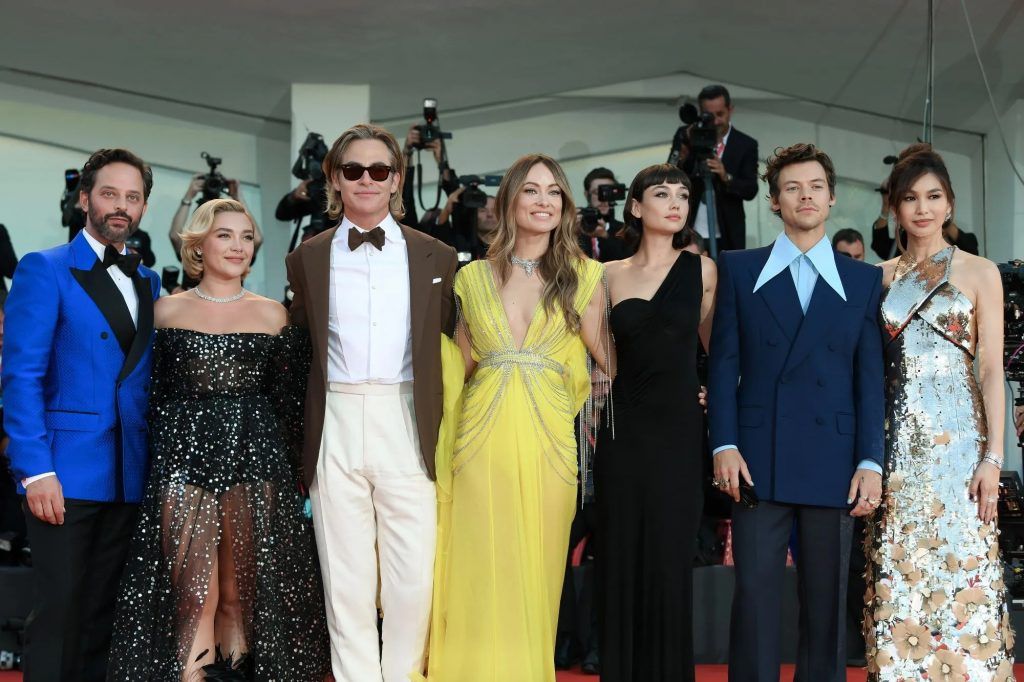 don't worry darling drama spitgate 2022 venice film festival