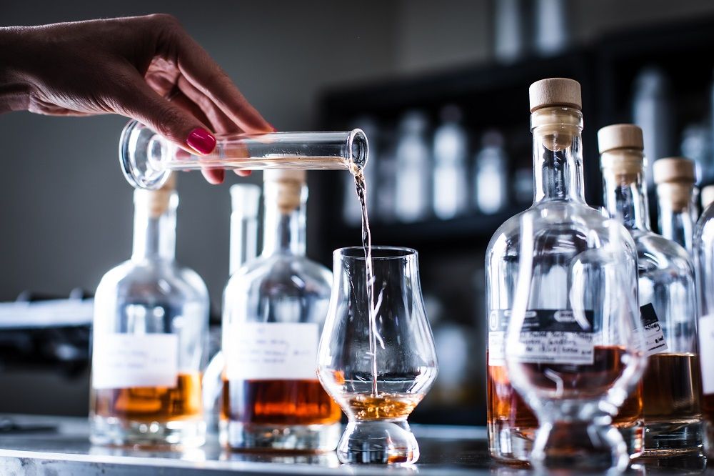 whiskey making