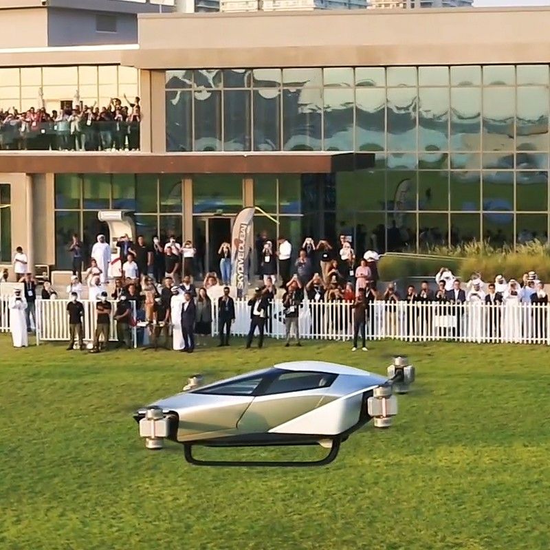 An Electric Flying Car Takes Flight For The First Time In Dubai