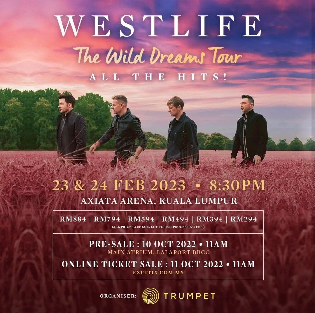 westlife live in kl 2023