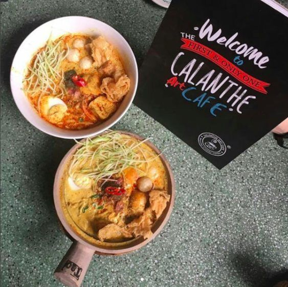 Calanthe Art Café (non-halal, but doesn't serve pork)