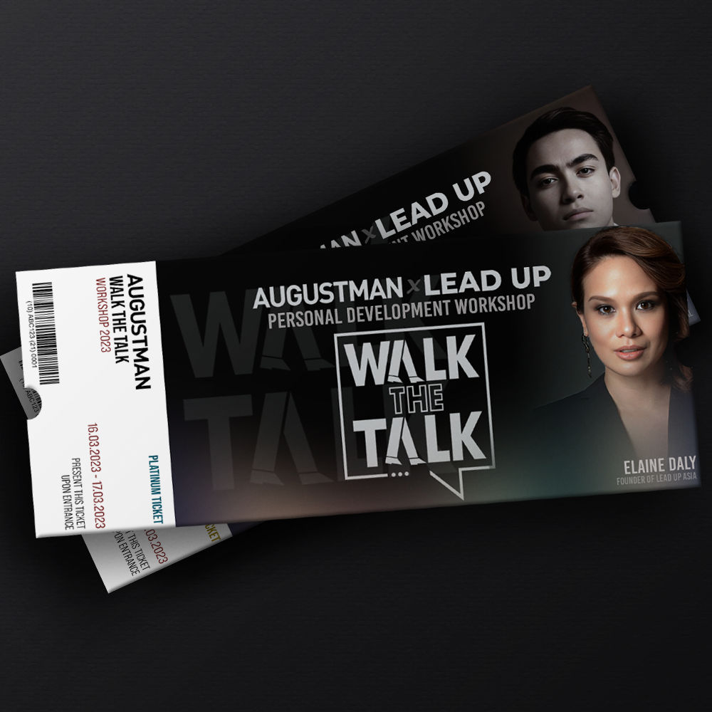 Augustman x Lead Up “Walk The Talk” Personal Development Workshop