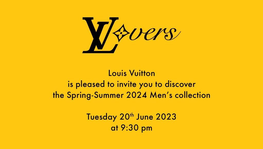 Louis Vuitton men's spring summer 2023