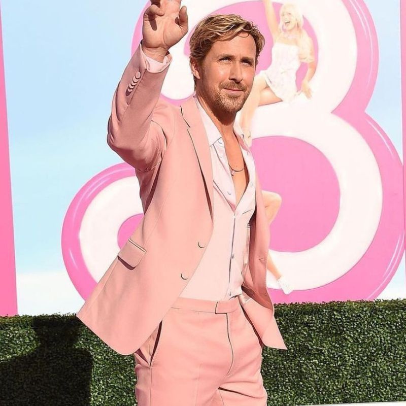 Ryan Gosling Pink Suit