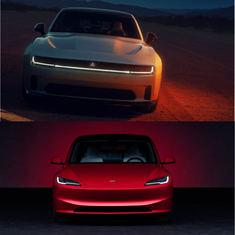 Dodge Charger Daytona EV vs Tesla Model 3: The Muscle Car Goes Head To Head With The EV King Dodge Charger Daytona EV vs Tesla Model 3: The Muscle Car Goes Head To Head With The EV King