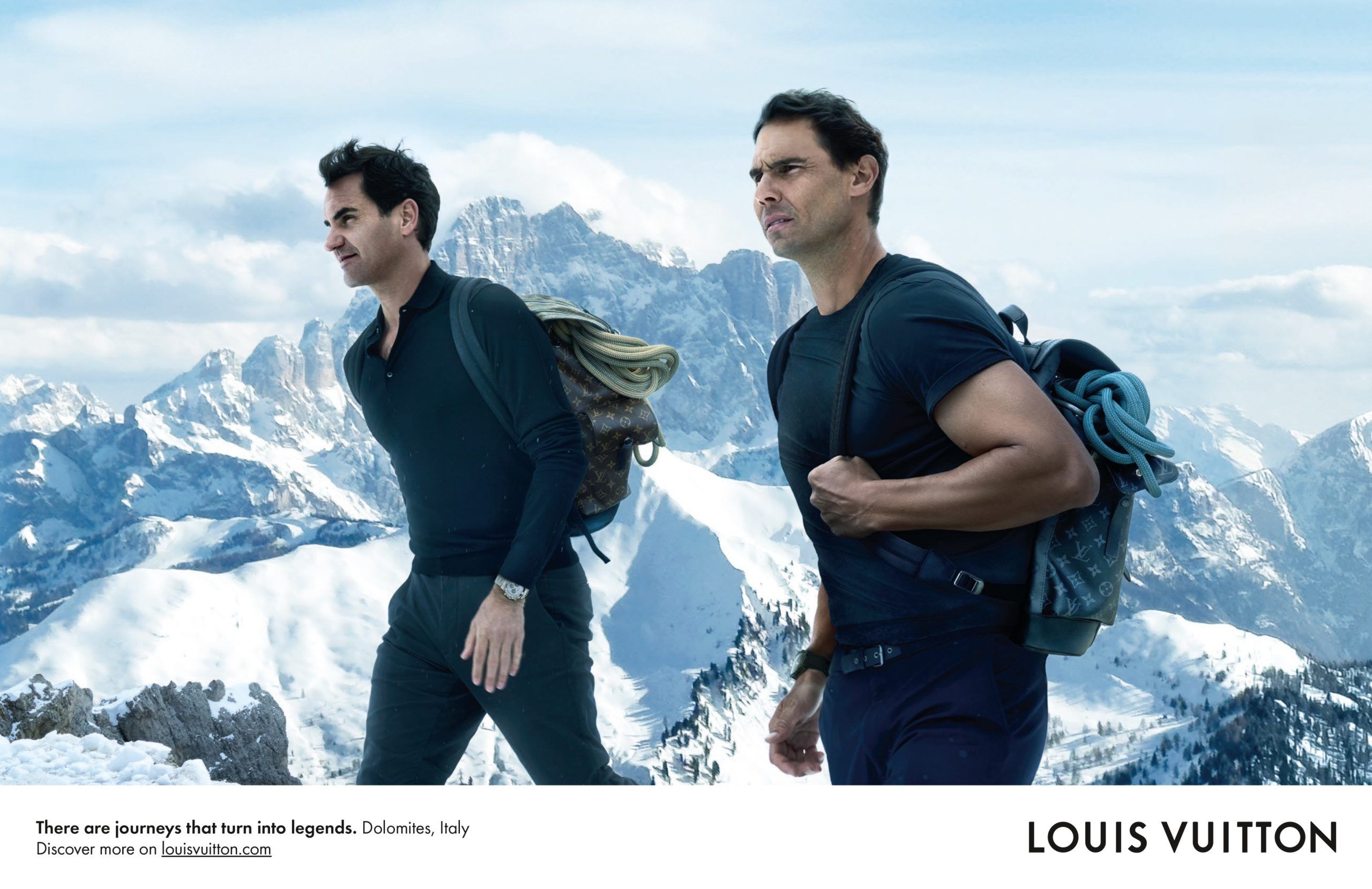 Roger Federer And Rafael Nadal Celebrate Iconic Friendship In New Louis Vuitton Campaign