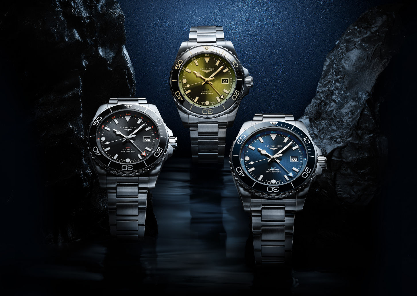Longines HydroConquest GMT Keeps Track Of Your Home & Local Time In Style