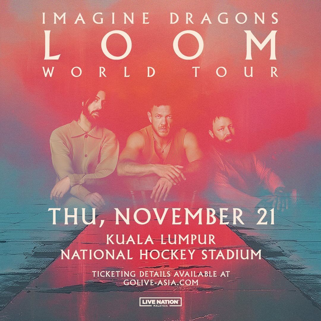 Imagine Dragons concert poster 2025