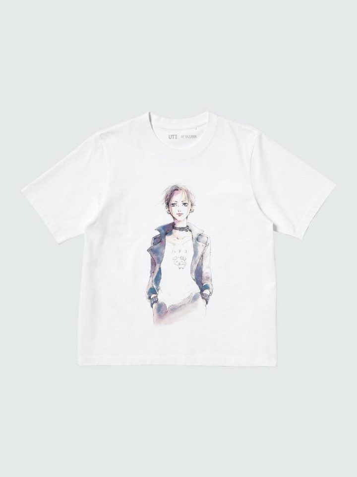 T-shirt Uniqlo UT Collection Ai Yazawa - Grigio Scuro Taglia L - Edizione Giappone NANA - Foto 3