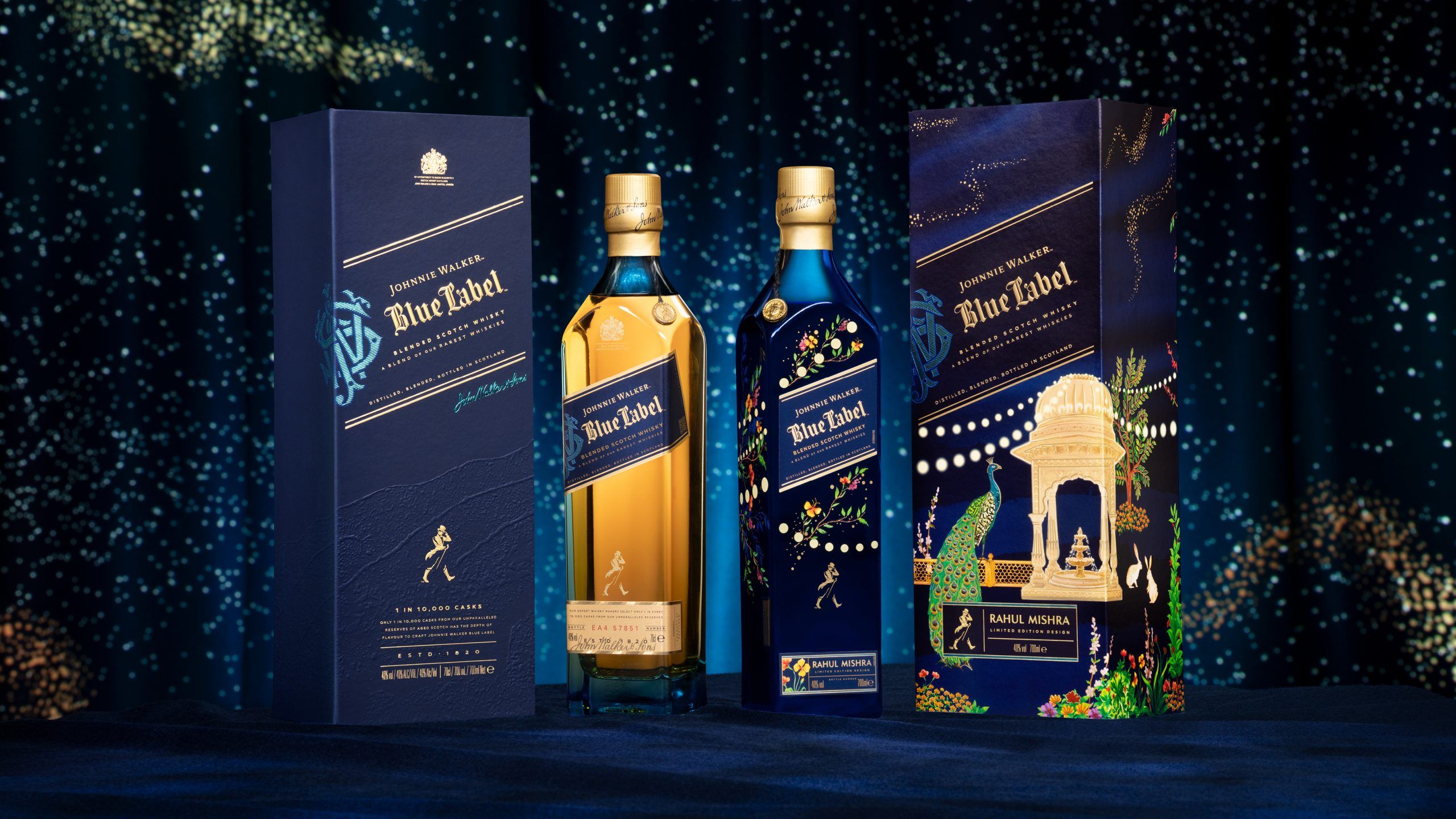 Introducing the Johnnie Walker x Rahul Mishra Blue Label