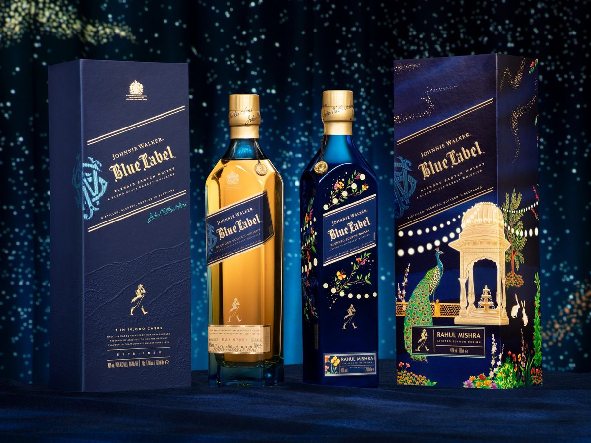 Introducing the Johnnie Walker x Rahul Mishra Blue Label 