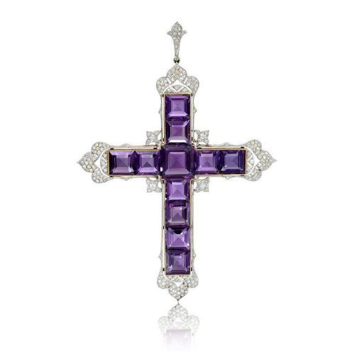Kim Kardashian Has Purchased The Rare Attallah Cross Pendant Worn By Diana