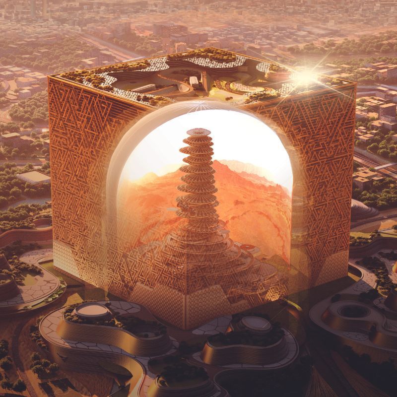 Saudi Arabia’s Latest Urban Project Is A Giant Cube That Can Fit 20 Skyscrapers
