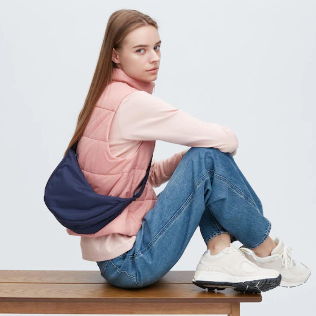 we're obsessed with this tiktok viral moon bag🌙 thank you @uniqlousa