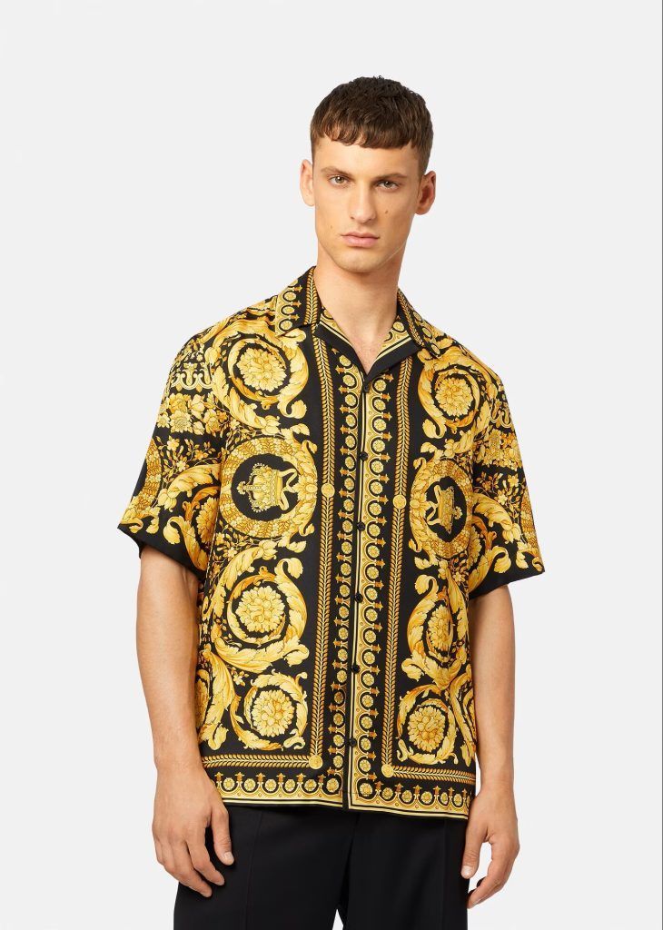 T-Shirting Fabric Silky Homage To Versace