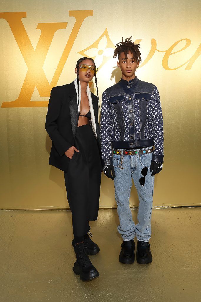 GQ Magazine on X: Jaden Smith attends Louis Vuitton SS23 show at