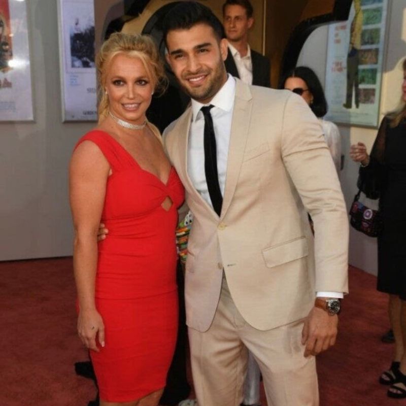 Britney Spears Sam Asghari- red carpet