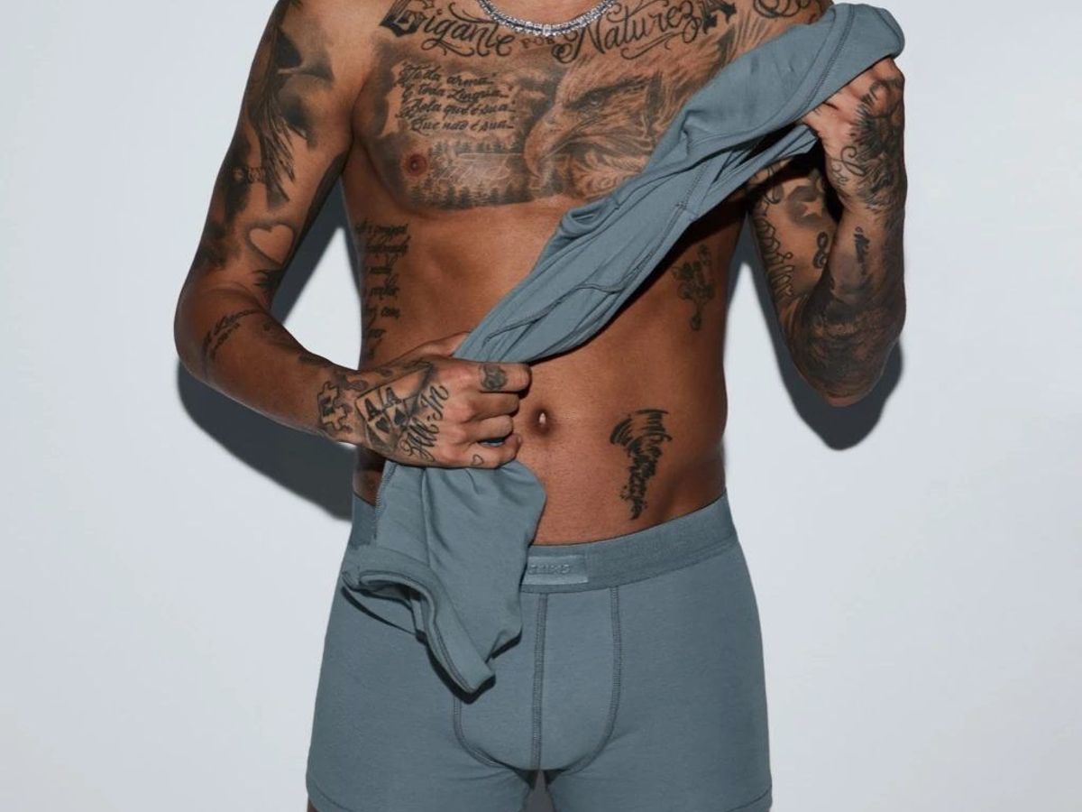 Neymar Jr., Nick Bosa, Shai Gilgeous-Alexander Model SKIMS Men's Underwear
