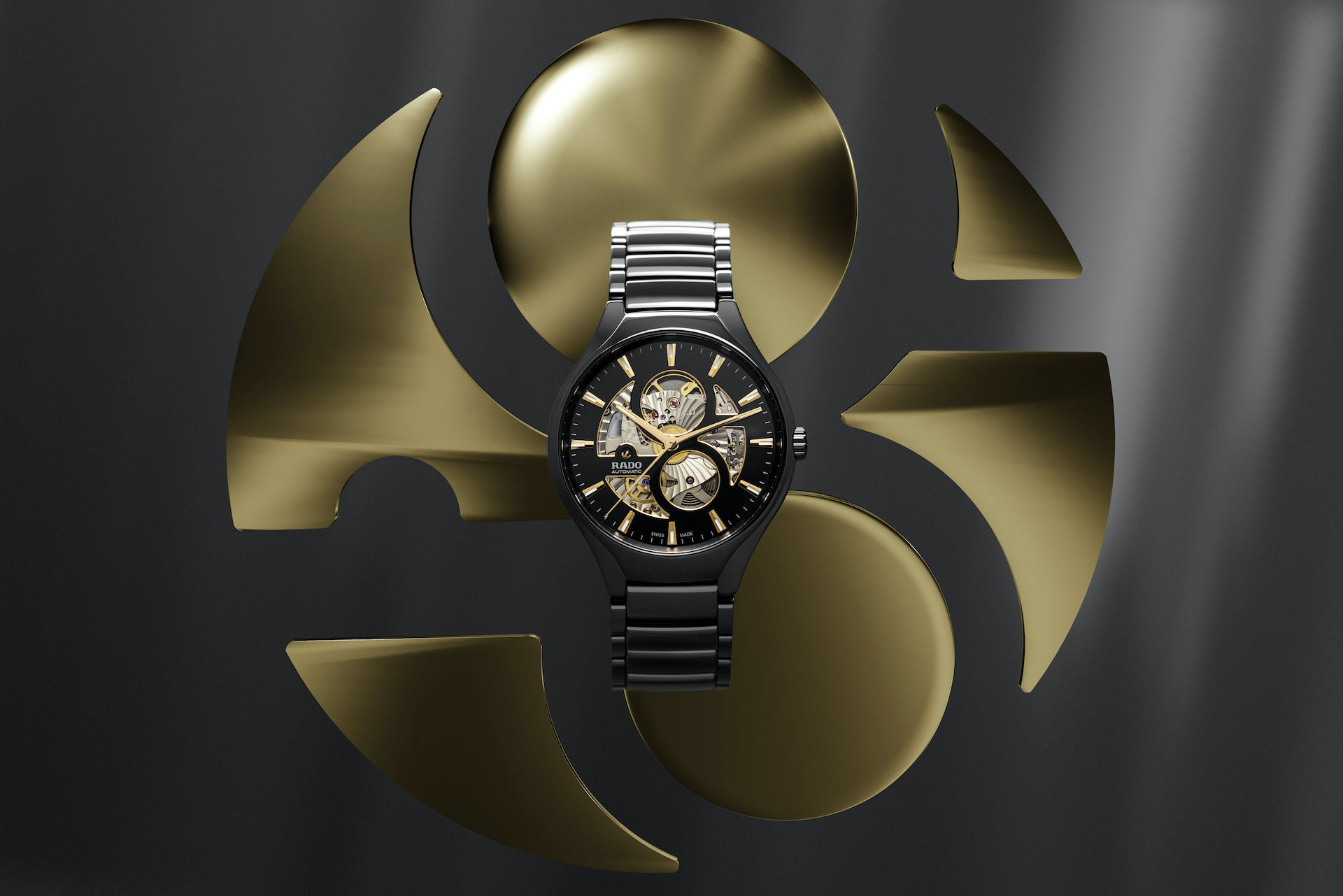 Rado Centrix Gold Watch R30035712 | Rado Ghadi