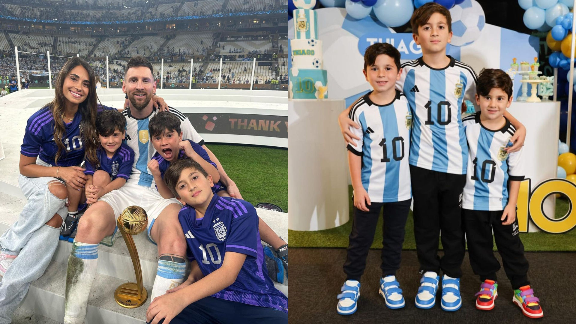 All About Lionel Messi s Children Ciro Thiago And Mateo