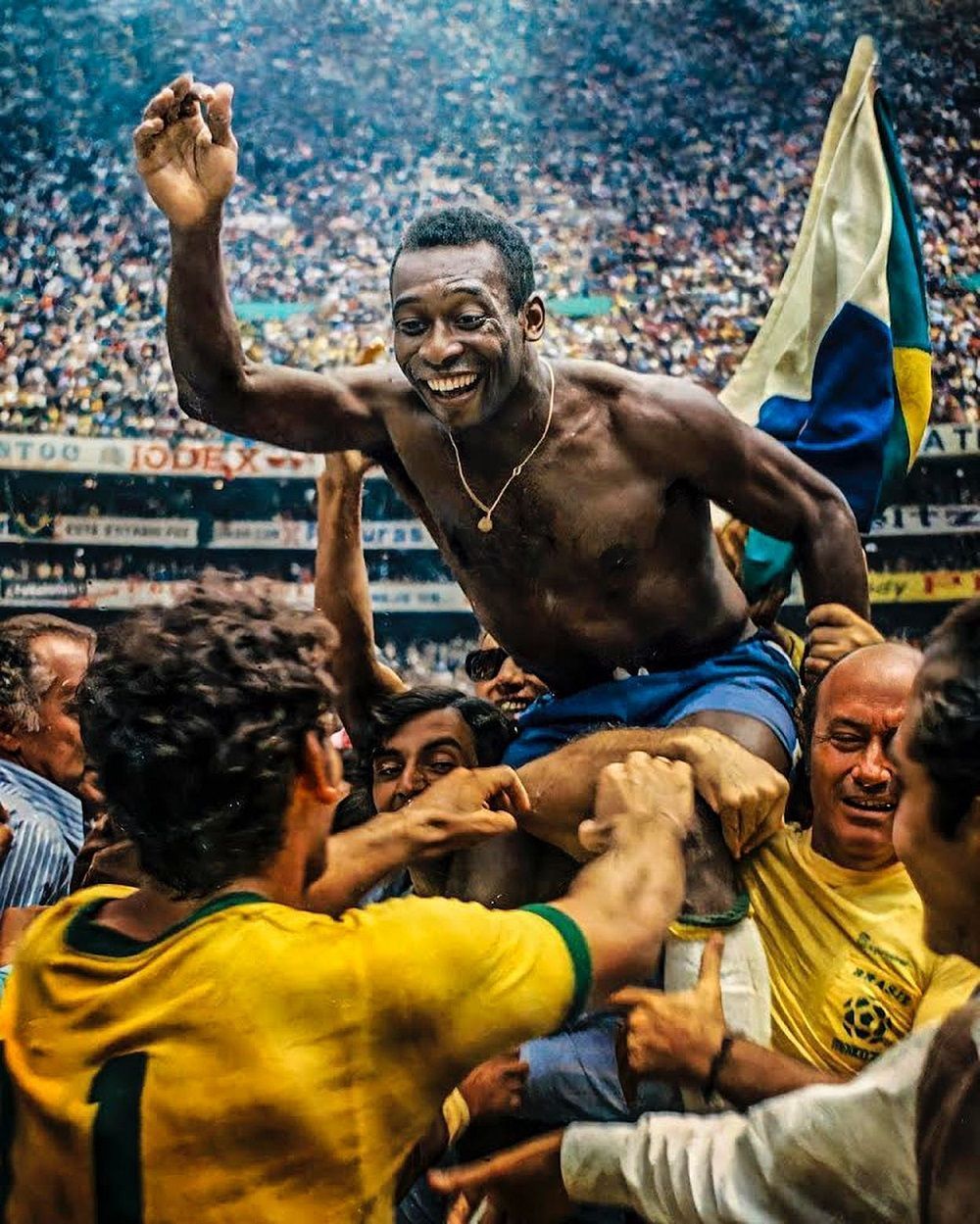 Pele Wins 1970 World Cup